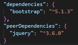 peerDependencies节点